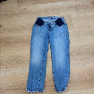 DL1961 Blue maternity jeans  with Black Stretch Panels